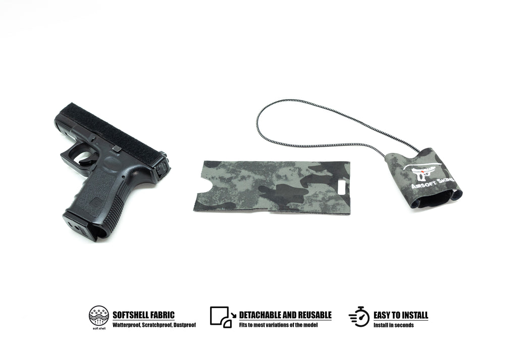 Husă Softshell inovatoare și reutilizabilă pentru replicile de airsoft G17–G19