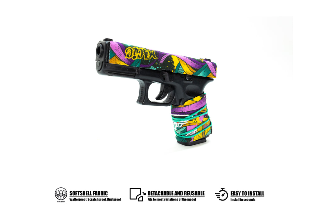 Husă Softshell inovatoare și reutilizabilă pentru replicile de airsoft G17–G19