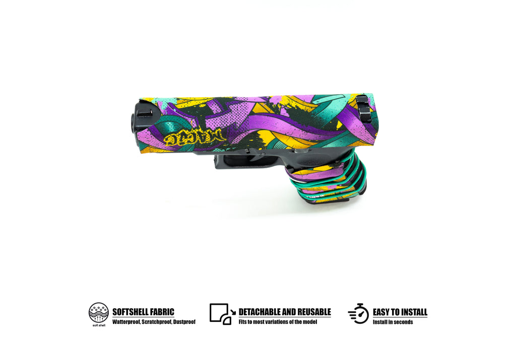 Husă Softshell inovatoare și reutilizabilă pentru replicile de airsoft G17–G19