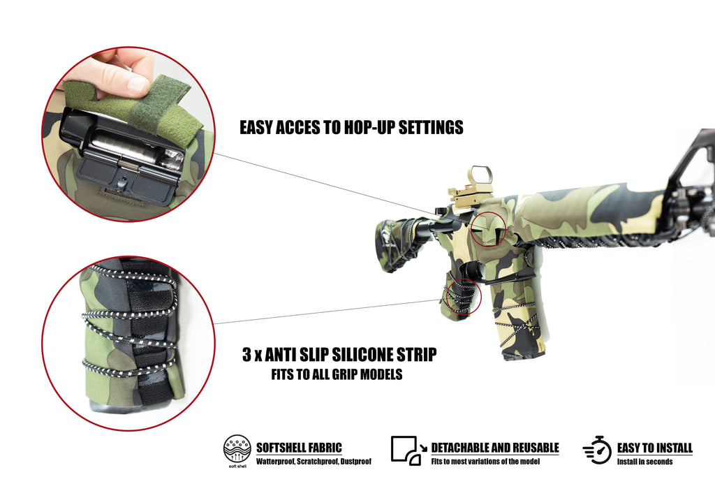 Husă Softshell Reutilizabilă pentru M4 -  toate modele M4